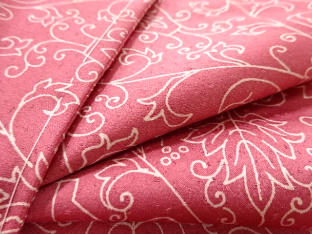  未使用品　更紗模様小紋着物